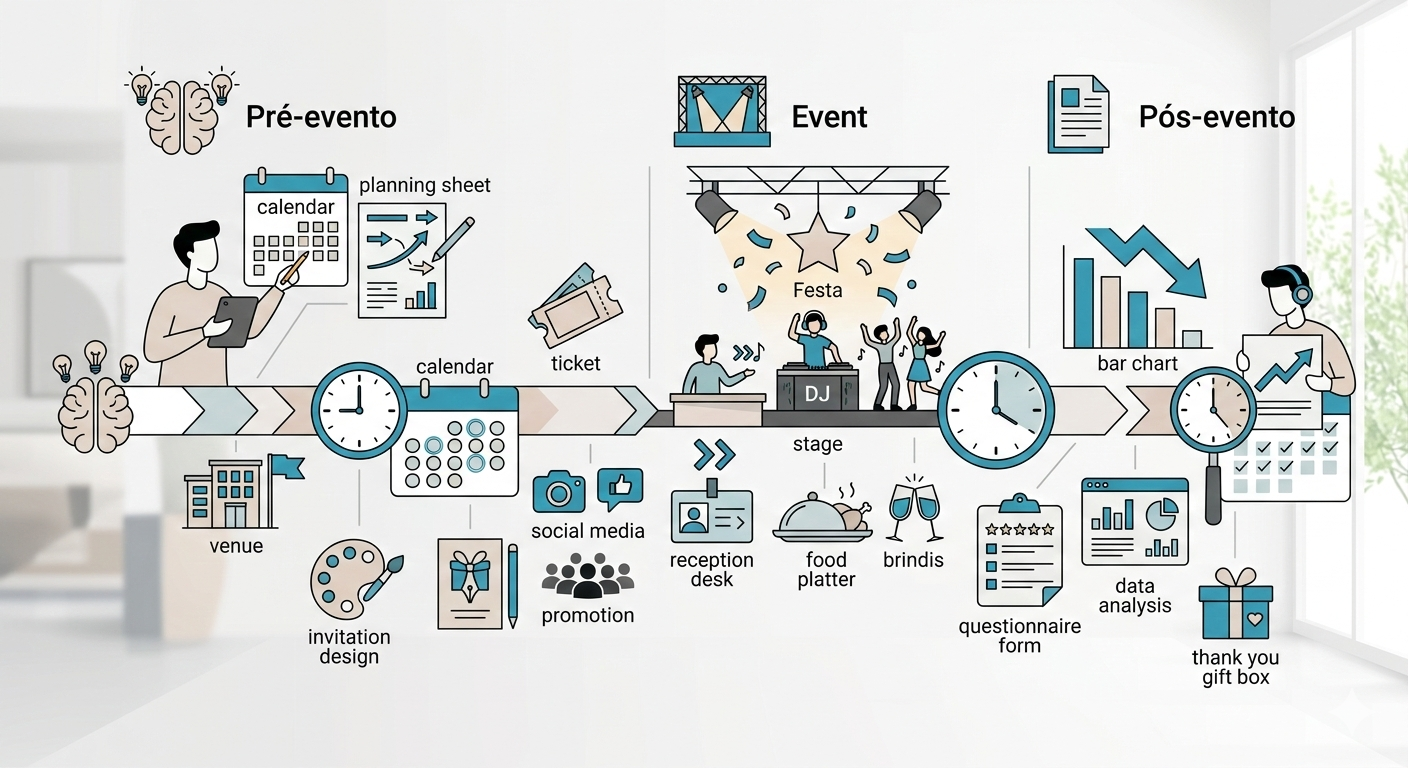 Cronograma de evento